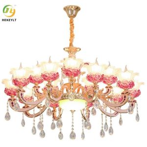 Buy cheap Luxury Atmosphere Home LED Chandelier Simple Bedroom Crystal Hall Chandelier from wholesalers