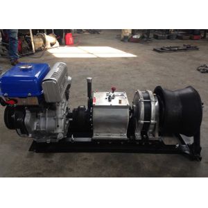 Buy cheap 5T gasoline engine Cable Winch Puller / Petrol Engine Powered Winch from wholesalers