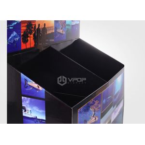 Foldable Retail Display Dump Bins Sturdy Structure Durable With Long Service