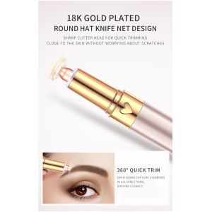 Buy cheap High Quality Mini Eye Brow Trimmer Electric Eyebrow Epilator For Lady Rechargeable Lady Remover Hair Razor from wholesalers