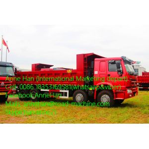 Buy cheap Heavy Load Dump Truck 8X4 With 420 HP Engine 60 Tons Green Color dump truck from wholesalers