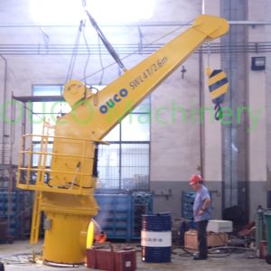 Buy cheap Fixed Boom 4T Pedestal 2.6M Jib Ship Deck Cranes from wholesalers