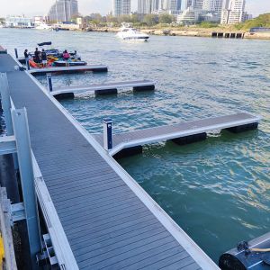 Buy cheap Customized Aluminum Alloy Floating Dock Marine Parts Lake Boat Pontoon from wholesalers