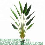 Buy cheap Artificial Bird of Paradise Plants 6 Ft Fake Tropical Palm Tree with Trunks in Pot and Woven Seagrass Belly Basket from wholesalers