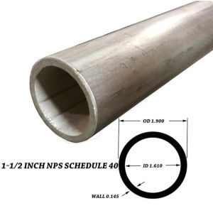 Extrusion Mill Finish Stainless Steel Seamless Pipe 1.9mm OD SS 304 Seamless