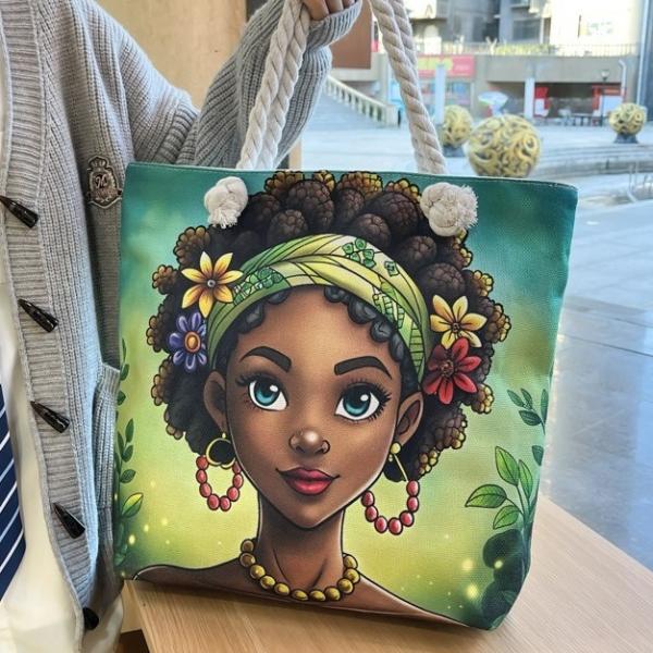 Versatile And Practical Multifunctional Zipper Handbag, Foldable Beach Bag,