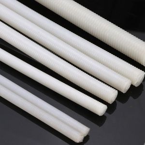 Buy cheap White Plastic Rubber Nylon Full Threaded Rod DIN975 M4 - M20 from wholesalers