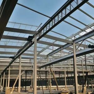 Prefabricated Industrial H Steel Structure Frame Building Warehouse
