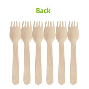 Buy cheap Durable 160mm Compostable Wooden Forks Environmental Friendly from wholesalers
