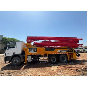 Buy cheap Inventory 36 Meters Refurbished Condition Concrete Pump Truck with 4 Boom Sections from wholesalers