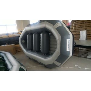Buy cheap OEM Eight Person 0.9mm PVC Fabric Inflatable Raft Party Boat With 500cm Length from wholesalers