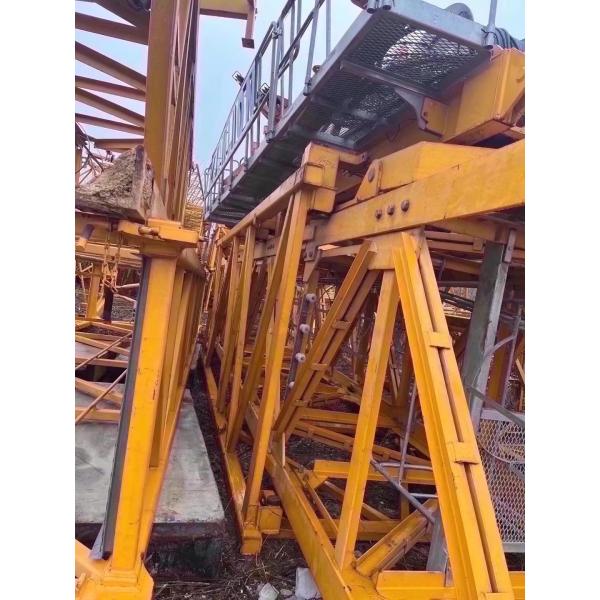 7020-12 Used Zoomlion Tower Cranes with 2 Ton Jib Tip Load and Spare Parts
