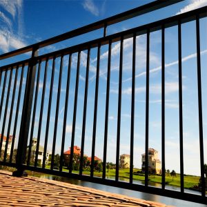 Custom Aluminum Railing with Sanding Galvanized Surface Treatment