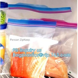 Buy cheap double track reclosable zip lock bag, double-track zipper closure, slide seal reclosable poly bags, package double track from wholesalers