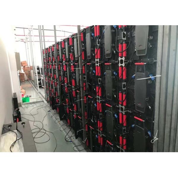 14 Bit 6mm Outside Led Video Wall Screen Permanent With Nova Linsn Control