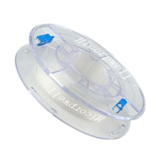 Buy cheap 1KM SM Bare Fiber Spool with SC/APC to LC/APC 2m Pigtail at Each End from wholesalers