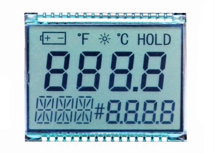 Buy cheap Custom 4 Digit 7 Segment Numeric Display TN Reflective LCD Display For Meter Pin Connector from wholesalers