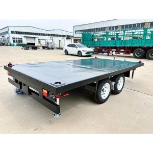 ATM 3000 kg Tiny Home Trailer Silver / Black Trailer For Tiny House