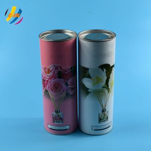 Cardboard Tube Packaging With Embossed Lid