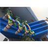 Buy cheap Coconut Tree Inflatable Double Water Slide With Splash Pool SGS Certificate from wholesalers