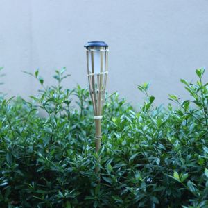 180cm Natural Bamboo Handmade Torch Bamboo Tiki Torches For Garden Lighting Luau