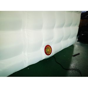 100w Inflatable Santa Blower , Flame Retardant Small Inflatable Blower
