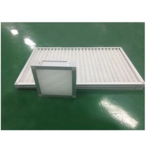 Buy cheap Panel Filter Construction with PU Foam Medium Material Pleated Panel Air Filters G1-G4 Efficiency from wholesalers