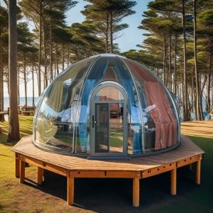 Buy cheap Outdoor Glamping House Transparent Pc Professional Inflatable Bubble Dome Room Tent from wholesalers