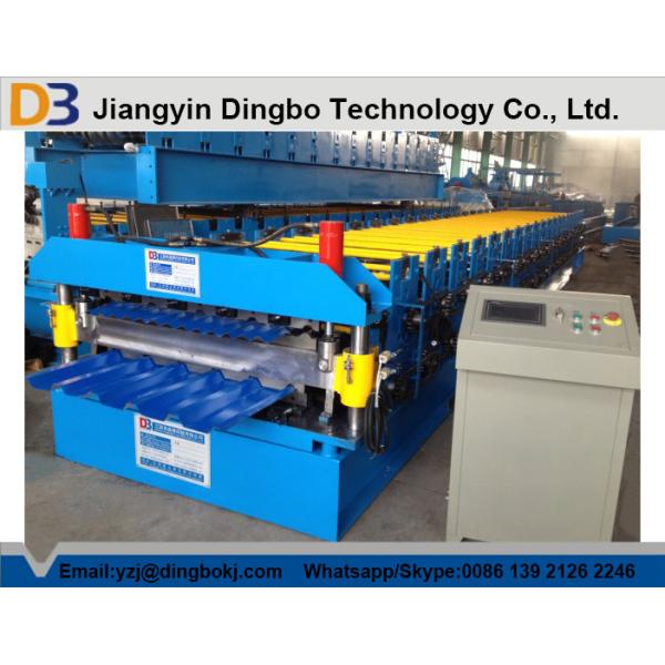 Hydraulic Uncoiler Machine Roof Panel Roll Forming Machine with PLC Vector