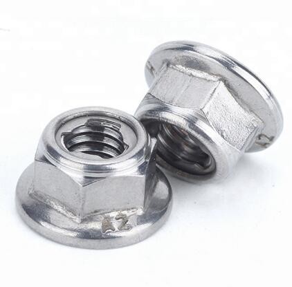 Quality Prevailing Torque Type All Metal Lock Nut Mild Steel Zinc Plate Surface Din6927 for sale