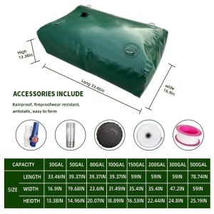 Buy cheap Large Capacity Portable Water Tank Containers, Bladder Tank For Drought Resistance, Fire Prevention, Emergency Water, Agricultural Irrigation Outdoor from wholesalers
