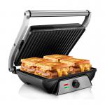 Buy cheap 180 Degree Full Open Non Stick Plate Removable Oil Tray Electric Toaster Sandwich Maker from wholesalers