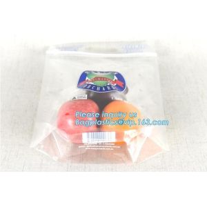 Buy cheap frozen food plastic packaging bag with slider zipper, pe zip lock bag with slider, slider k perforated fresh grape from wholesalers