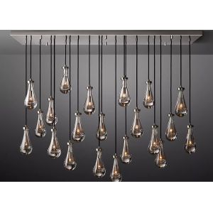 Buy cheap Modern Modern Brass Raindrop Rain Round Chandelier from wholesalers