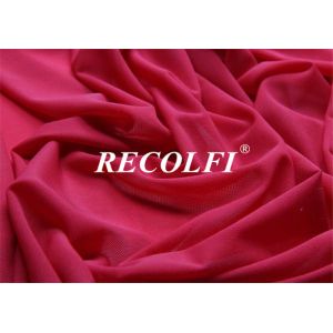 Breathable Solid Matte Mesh Fabric Activewear Made From Recycled Plastic