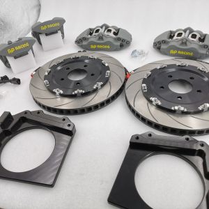 1 Pot Dual Rear Caliper 9202 Tesla Matte Gray Logo Customized For Elfa Brake