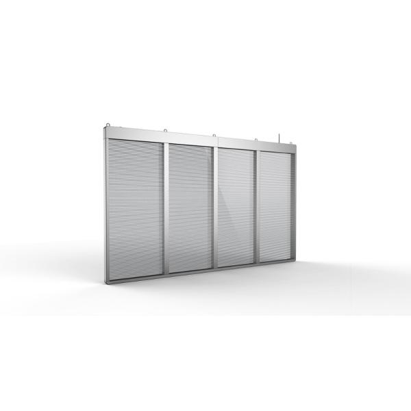 Quality Ultra Thin P10 Transparent Led Display Mesh With 80% Transparency for sale