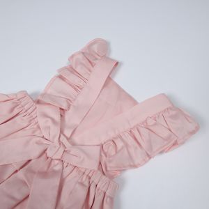 Buy cheap New Born Rompers Pink Color Poplin Fabric Baby Dress Jumpsuits from wholesalers