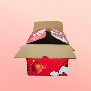 Customized high-end fruit packaging gift box with zipper, unboxing paper box,