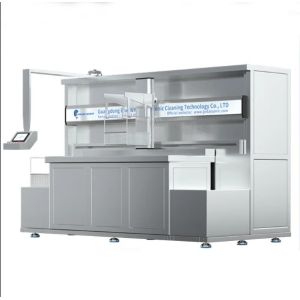 Buy cheap Customizable Three Tanks PLC Automatic Mechanical Arm Industrial Ultrasonic Cleaner from wholesalers