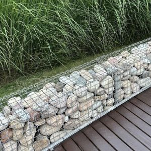 Decorative Retaining Wall Galvanized Welded Mesh Gabion Box with Hexagonal Hole
