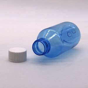 Buy cheap Pharmaceutical Grade Cough Syrup PET Bottle with Screw Cap and Customized Logo from wholesalers