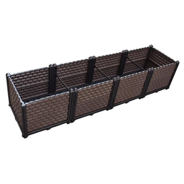 Buy cheap 40x40x36cm DIY Deep Rectangle Versailles Plastic Planter Boxes from wholesalers
