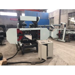 MJ1000/MJ1300/MJ1600D Horizontal Band Saw to cut wood logs into cookies