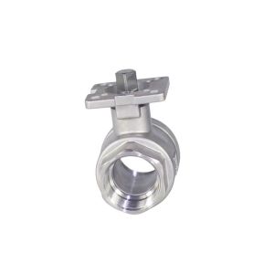 Buy cheap Full Bore DN15 2PC Threaded Ball Valve with High Platform and Straight Through Type from wholesalers
