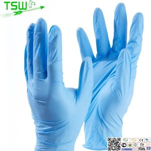 Buy cheap  Disopsable 240mm Nitril Examination Gloves For Oil Field from wholesalers