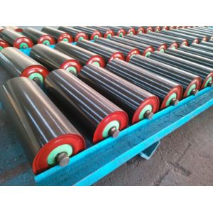 Buy cheap ODM Port Industrial 133mm Diameter Friction Roller With Bracket from wholesalers