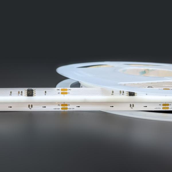 Buy cheap LEDCORP DMX RGB Pixel Control COB Flex Strip 10w/m IP68 Create a Vibrant Atmosphere with Colorful Lighting from wholesalers