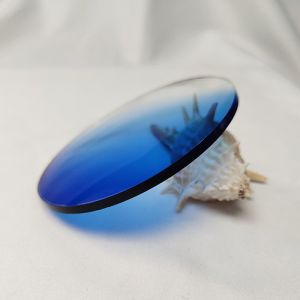 Buy cheap 1.60 MR-8 Gradient Blue Tinted Sunglass Lenses with AR Coating from wholesalers