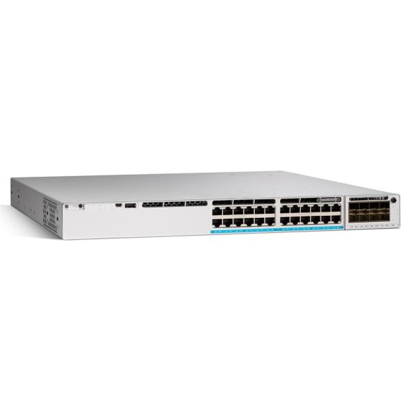 Quality 10/100/1000Mbps 24 Port Data Network Advantage 4x10G Uplink Switches C9300L-24T-4X-A for sale